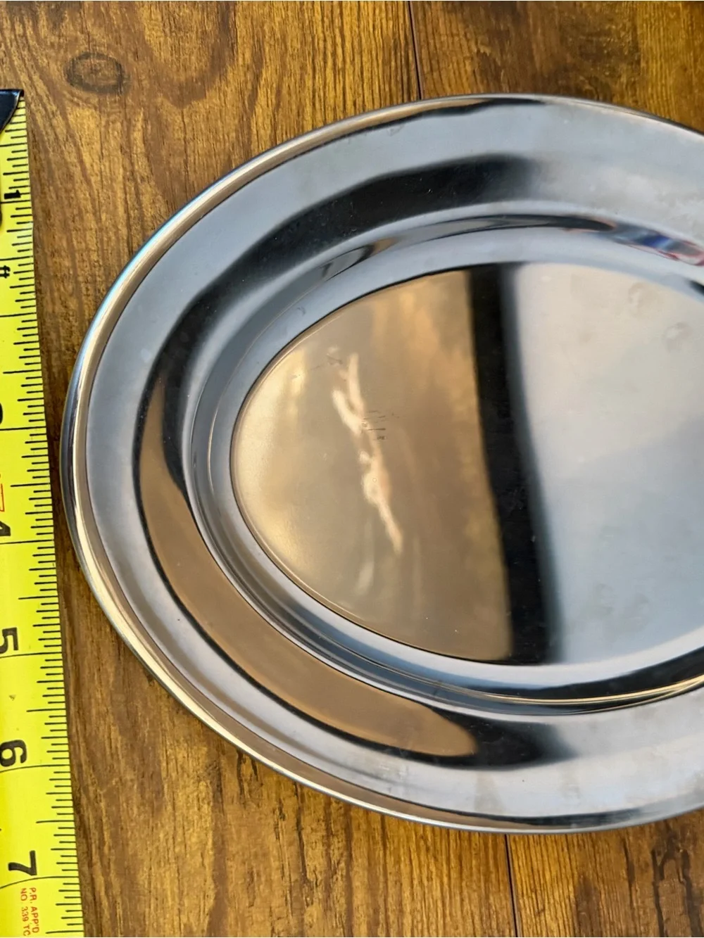 INOXRIV 18/10 Stainless Steel Oval Serving Platter Italy Buffet Server Mirror